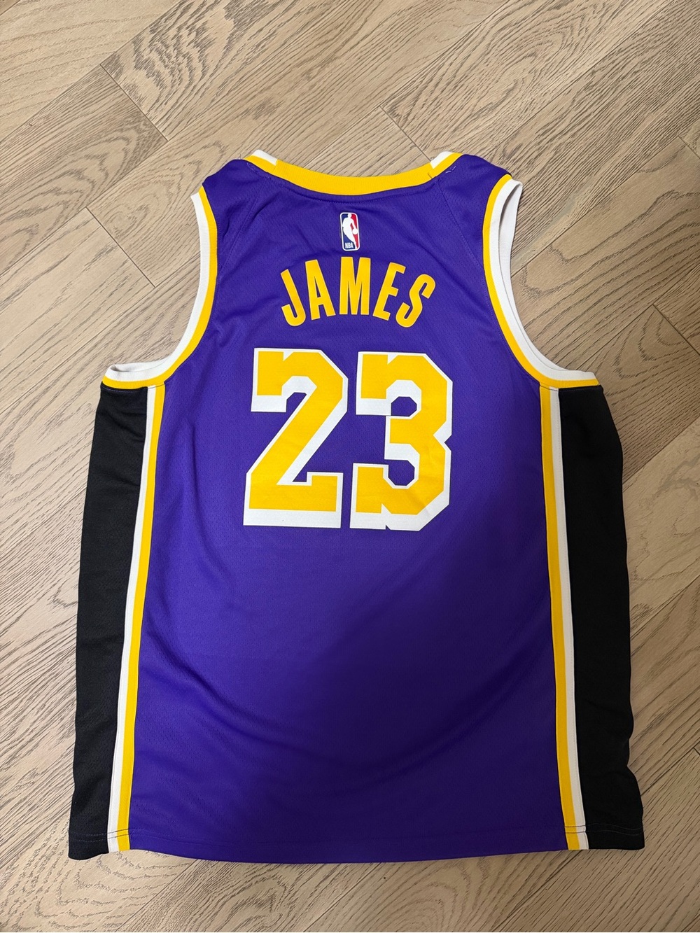 LeBron James #23 Purple & Gold Lakers Jersey (Jordan Brand)
